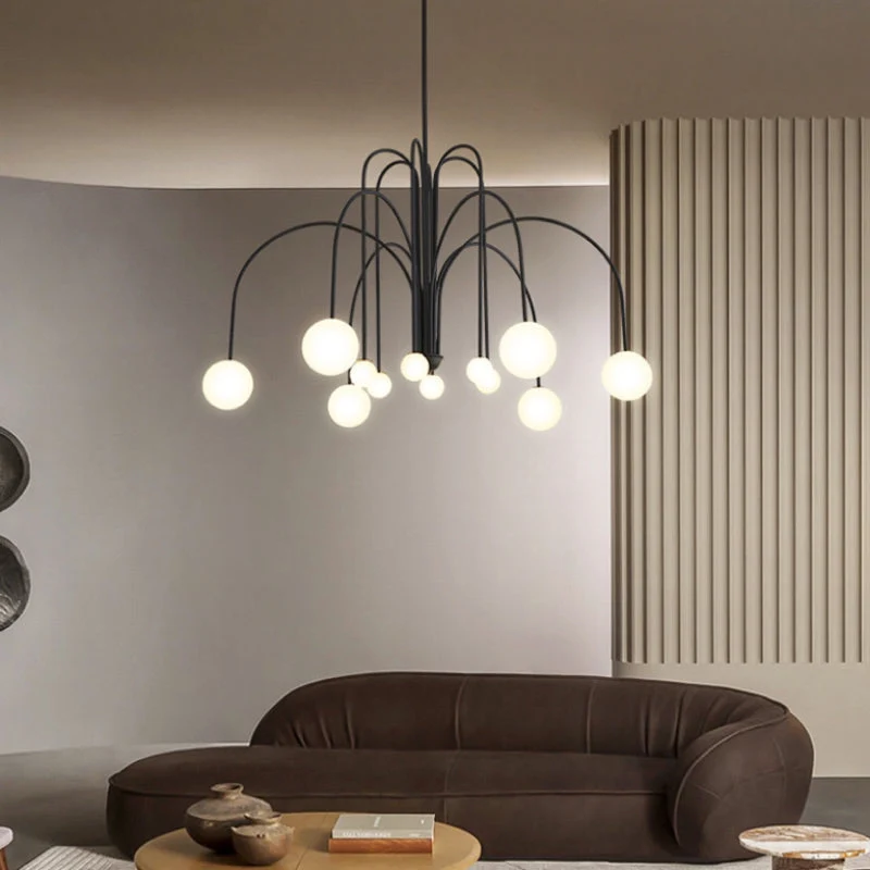 Glazen Hanglamp Metaal Verstelbare Kabel Woonkamer Slaapkamer Vintage G9 Fitting Binnenshuis Verlichting | Sansoti