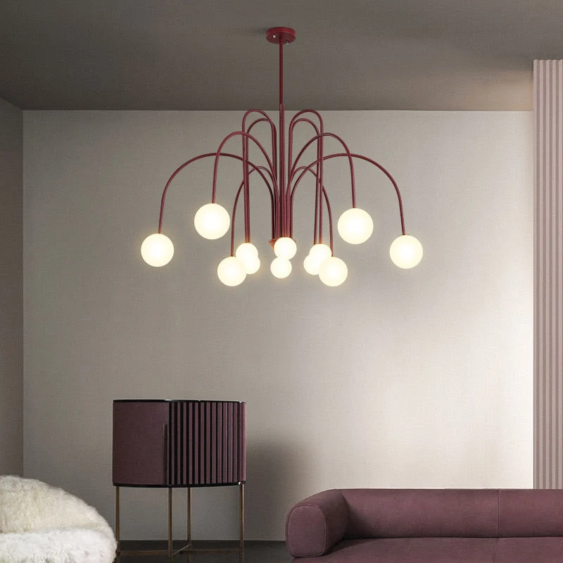 Glazen Hanglamp Metaal Verstelbare Kabel Woonkamer Slaapkamer Vintage G9 Fitting Binnenshuis Verlichting | Sansoti