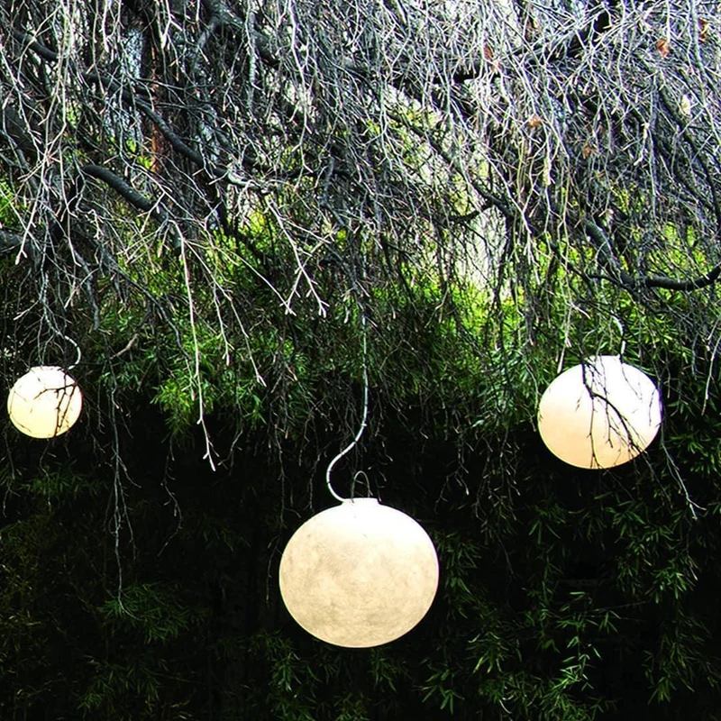 Hangende Maanlamp Bolvormig Wit Design Verstelbaar 25-100cm Sfeerverlichting Modern Interieur Woonkamer | Sansoti