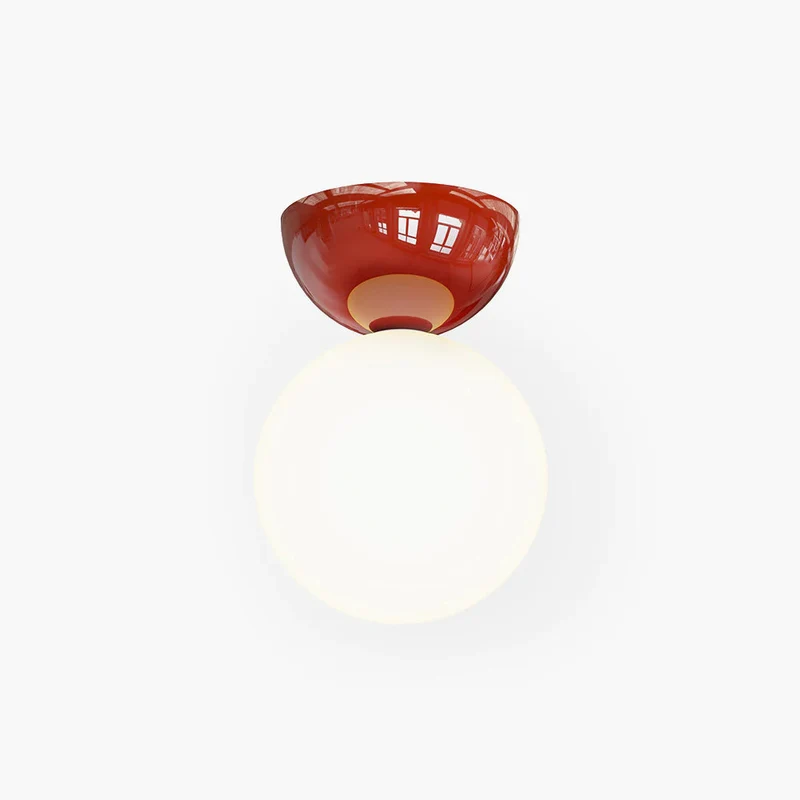 Vintage Plafondlamp Glas Metaal Gekleurde Armatuur G9 Fitting Woonkamer Keuken Sfeervol Licht 10-15m² Retro | Sansoti