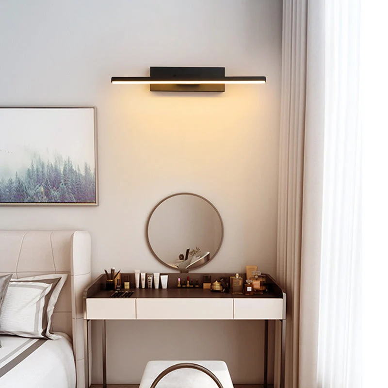 Moderne LED Wandlamp Draaibaar Zwart Wit 30-50cm Accent Verlichting Gang Slaapkamer Woonkamer Wandverlichting | Sansoti