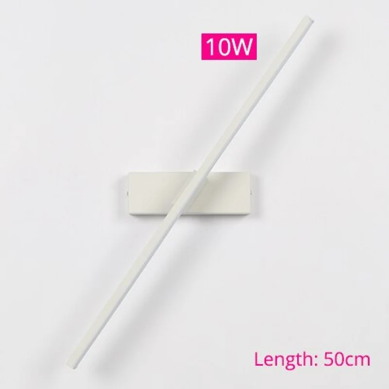 Moderne LED Wandlamp Draaibaar Zwart Wit 30-50cm Accent Verlichting Gang Slaapkamer Woonkamer Wandverlichting | Sansoti