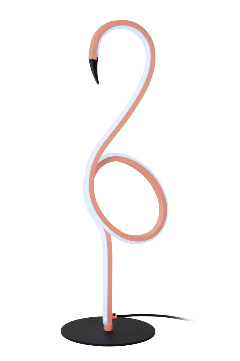 LED-Tischleuchte Flamingo mit RGB-Farbwechsel dimmbar