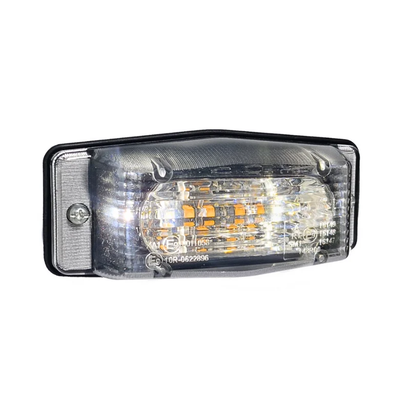 LED-Doppelbrennerlampe mit klarer Linse / zweifarbig