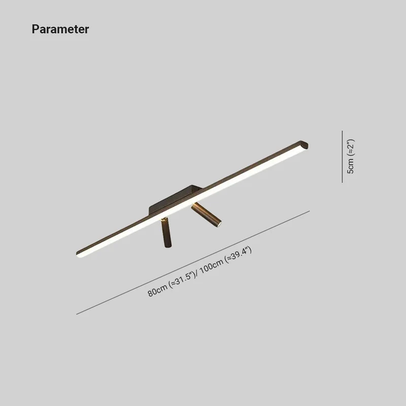 LED Plafondspot Zwart Metaal Verstelbaar 2 Spots Modern Strak Design voor Kantoor Woonkamer Eetkamer Hal | Sansoti