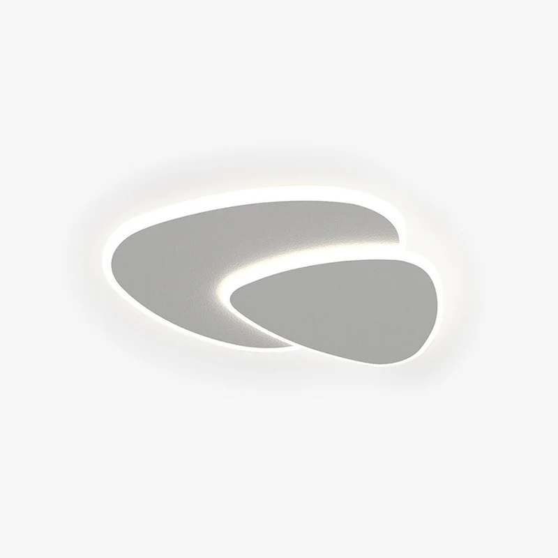Geometrische Plafondlamp Metaal Acryl Wit LED Dimbaar Modern Design Woonkamer Slaapkamer Verlichting | Sansoti
