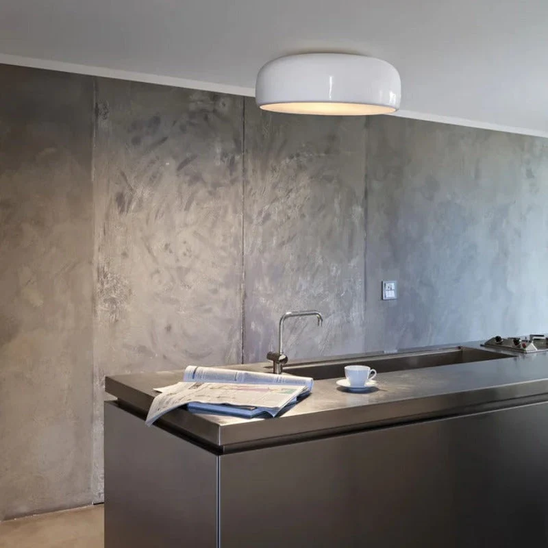 Metalen Plafondlamp met Koepelvorm LED Dimbaar voor Woonkamer Slaapkamer Keuken Modern Scandinavisch Design | Sansoti