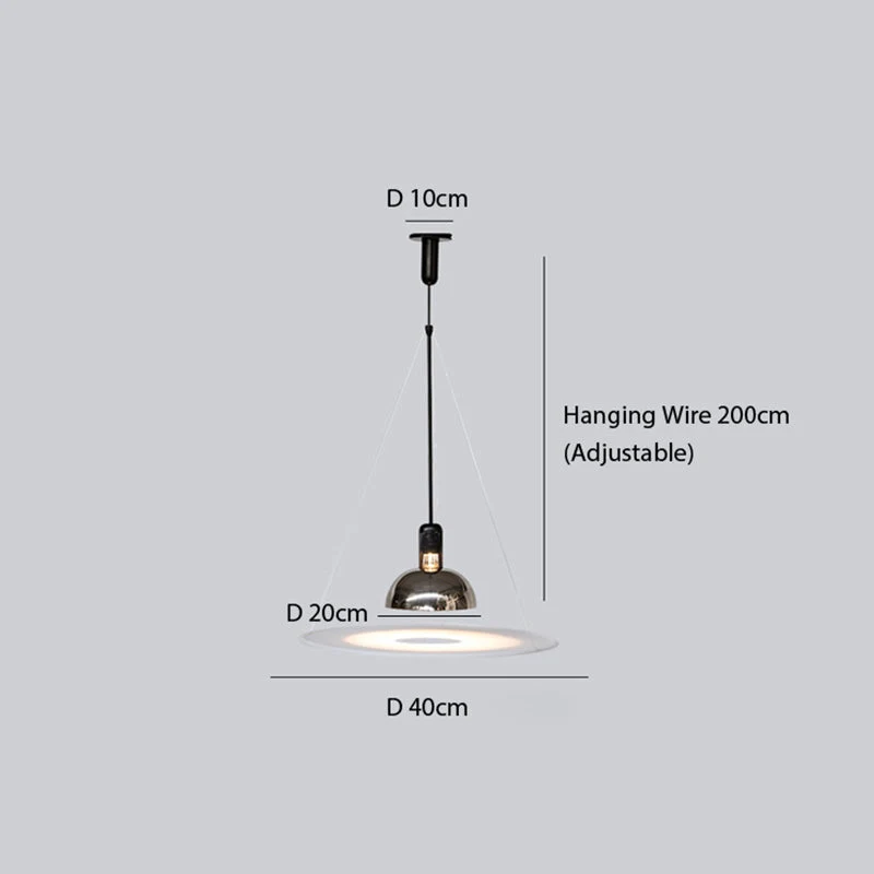 Minimalistische Hanglamp LED Metaal Glas E27 Eetkamer Woonkamer Slaapkamer Scandinavisch Pendel Verlichting | Sansoti
