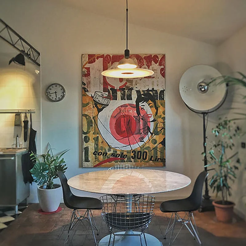 Minimalistische Hanglamp LED Metaal Glas E27 Eetkamer Woonkamer Slaapkamer Scandinavisch Pendel Verlichting | Sansoti
