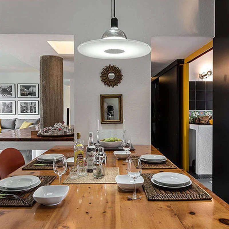 Minimalistische Hanglamp LED Metaal Glas E27 Eetkamer Woonkamer Slaapkamer Scandinavisch Pendel Verlichting | Sansoti