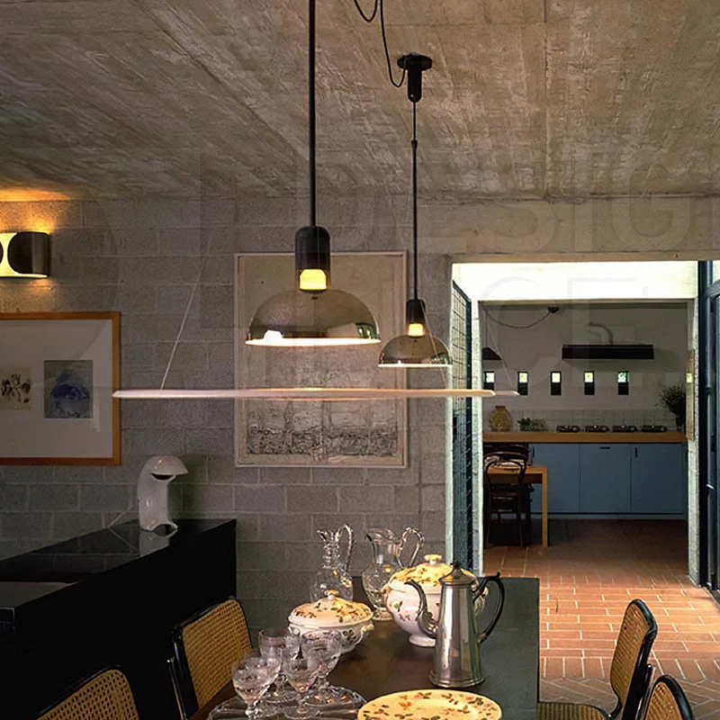 Minimalistische Hanglamp LED Metaal Glas E27 Eetkamer Woonkamer Slaapkamer Scandinavisch Pendel Verlichting | Sansoti