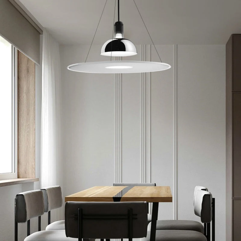 Minimalistische Hanglamp LED Metaal Glas E27 Eetkamer Woonkamer Slaapkamer Scandinavisch Pendel Verlichting | Sansoti