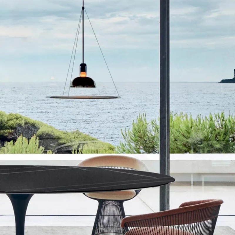 Minimalistische Hanglamp LED Metaal Glas E27 Eetkamer Woonkamer Slaapkamer Scandinavisch Pendel Verlichting | Sansoti