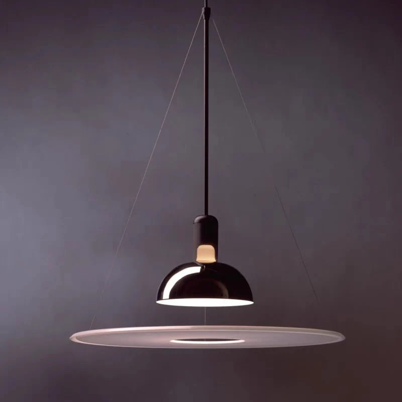 Minimalistische Hanglamp LED Metaal Glas E27 Eetkamer Woonkamer Slaapkamer Scandinavisch Pendel Verlichting | Sansoti