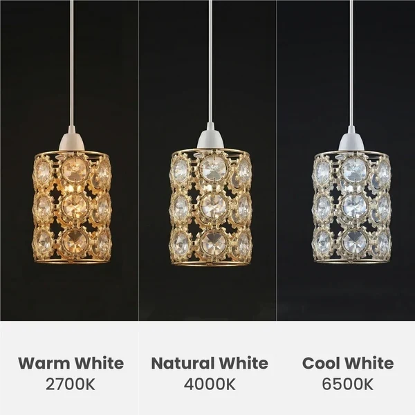 All Seasons Life Kristall Lampenschirm Gold Gross E27 Ø12,5cm~3644