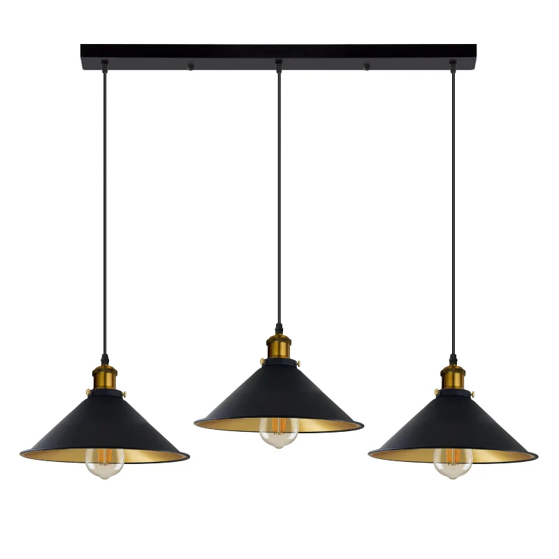 Industrial Pendelleuchte Schwarz 1 / 3-flammig All Seasons Life ~3629