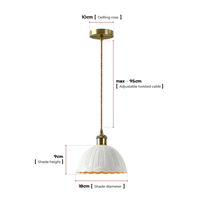 Retro Pendelleuchte Krakelee Glas Gewellt Klar E27 ~3607
