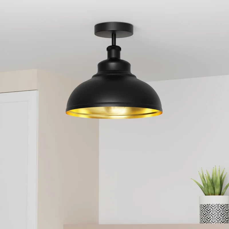 Industrie-Deckenlampe Schwarz Ø 29cm All Seasons Life ~3652