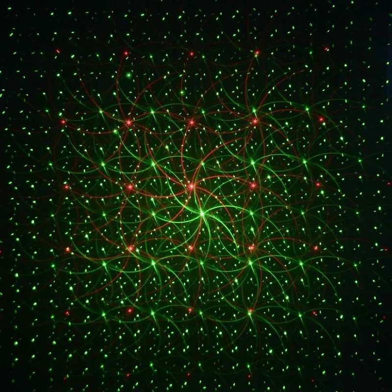 Laser Projector Buitenverlichting Rood Groen Patroon Waterdicht Timer Feestverlichting voor Tuin Gevel | Sansoti