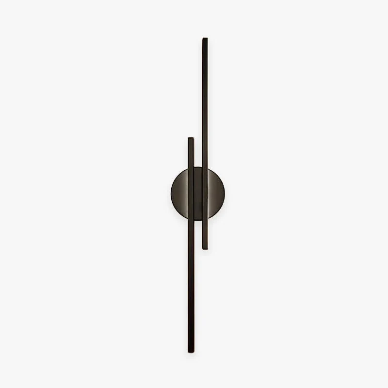 Moderne LED Wandlamp Lineair Zwart Wit Metaal Nordic Design Slaapkamer Woonkamer Sfeerverlichting Stijlvol | Sansoti