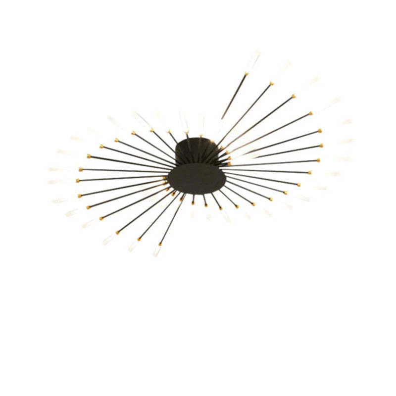LED Plafondlamp Inbouw Vuurwerk Starburst Design Metaal Acryl Woonkamer Slaapkamer Zwart Goud Modern | Sansoti