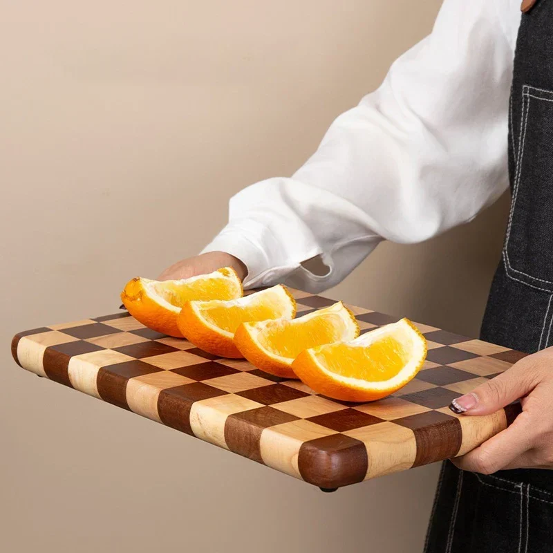 Snijplank Acaciahout Antislip 30-41 cm Serveerplank Keukenplank Presentatieplank Duurzaam Natuurlijk Hout | Sansoti