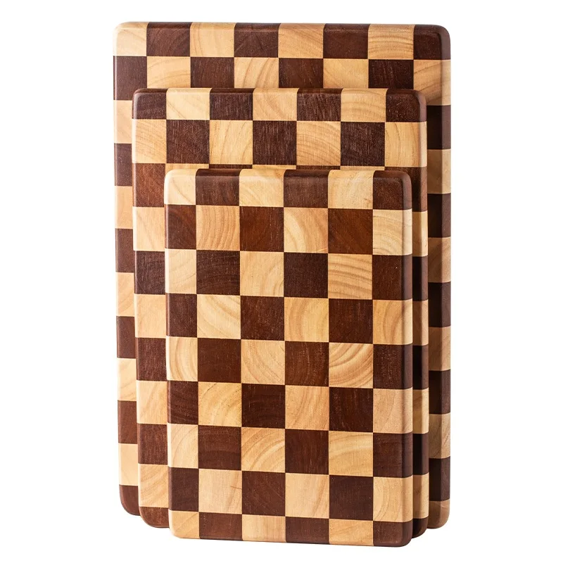 Snijplank Acaciahout Antislip 30-41 cm Serveerplank Keukenplank Presentatieplank Duurzaam Natuurlijk Hout | Sansoti