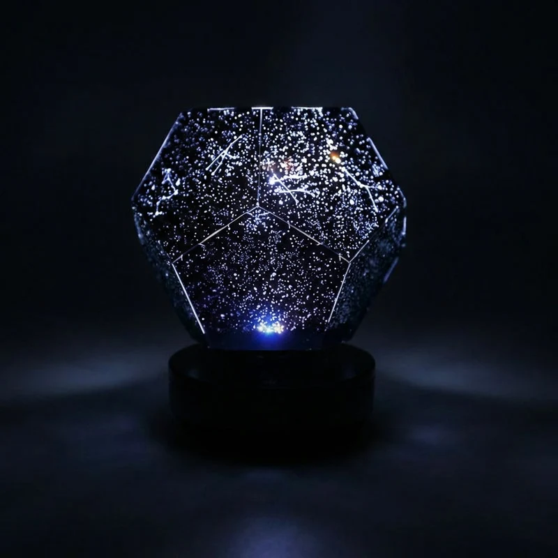 Sterrenhemel Projector LED USB Oplaadbaar Roterende Constellaties Slaapkamer Kinderkamer Nachtlamp Afstandsbediening Dimbaar | Sansoti