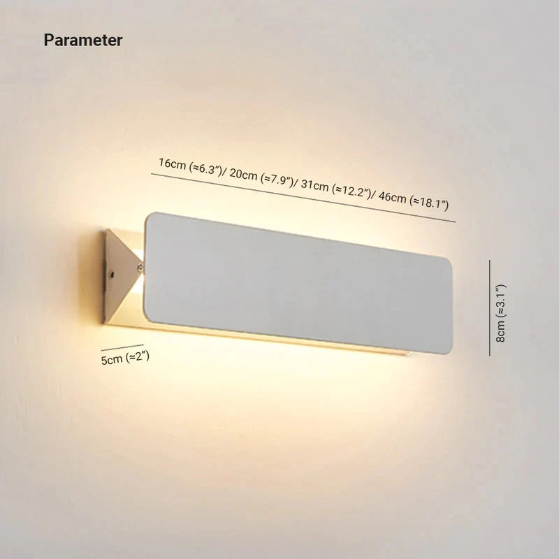 Verstelbare LED Wandlamp Metaal Wit Binnen Modern Design voor Woonkamer Eetkamer Hal Verlichtingsarmatuur | Sansoti