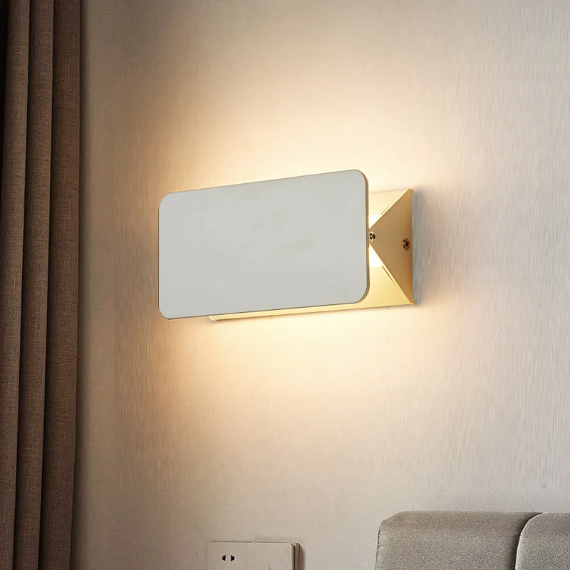 Verstelbare LED Wandlamp Metaal Wit Binnen Modern Design voor Woonkamer Eetkamer Hal Verlichtingsarmatuur | Sansoti