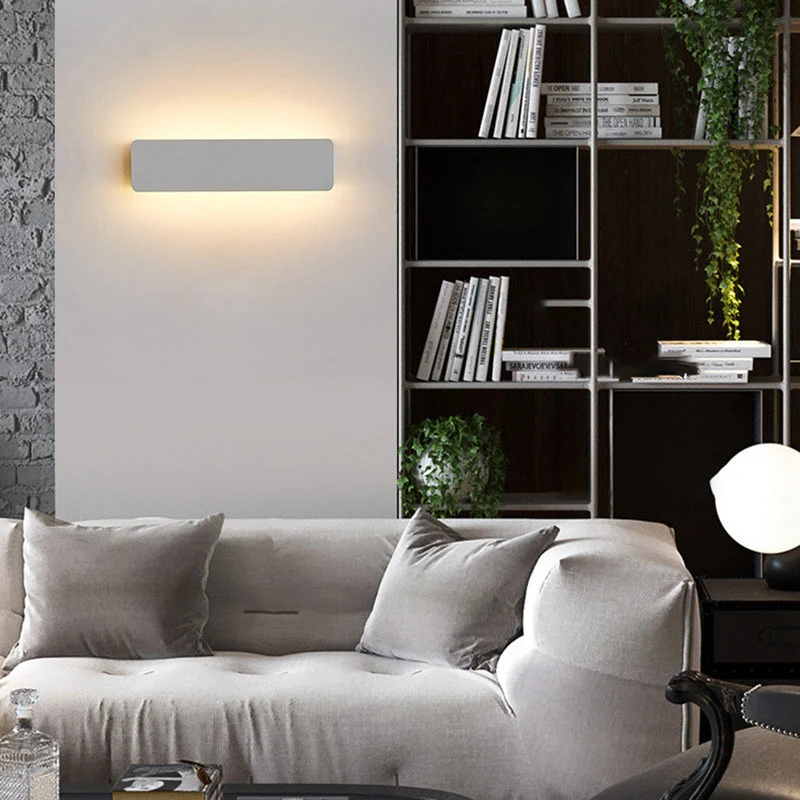 Verstelbare LED Wandlamp Metaal Wit Binnen Modern Design voor Woonkamer Eetkamer Hal Verlichtingsarmatuur | Sansoti