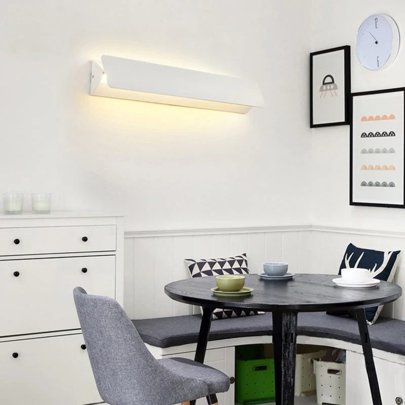 Verstelbare LED Wandlamp Metaal Wit Binnen Modern Design voor Woonkamer Eetkamer Hal Verlichtingsarmatuur | Sansoti