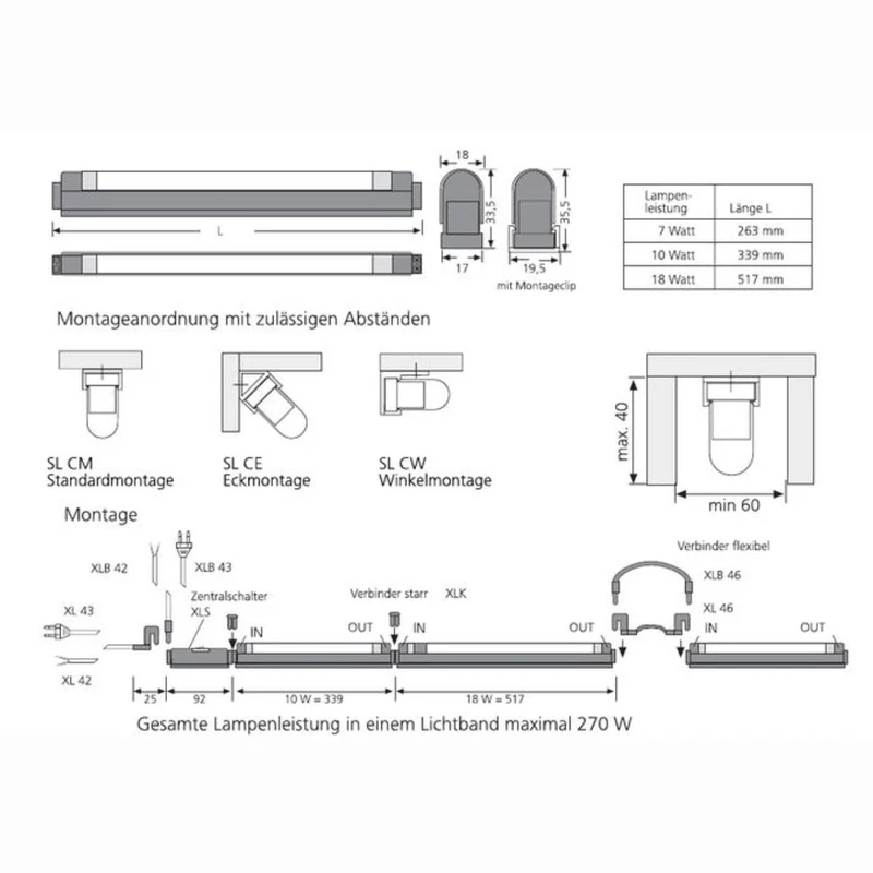 Hera - Deckenleuchte SlimLite SLX 339mm