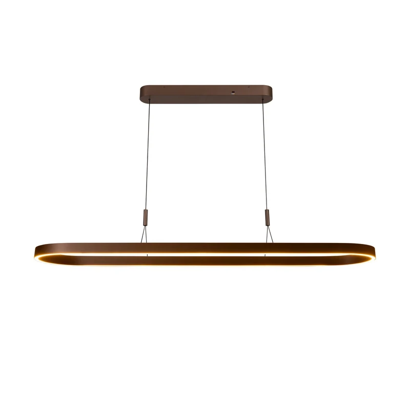 Pendelleuchte Liane 2-flammig CCT dimmbar 150cm Rostbraun