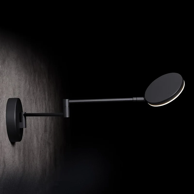 Holtkötter - Wandleuchte Plano WB schwarz LED
