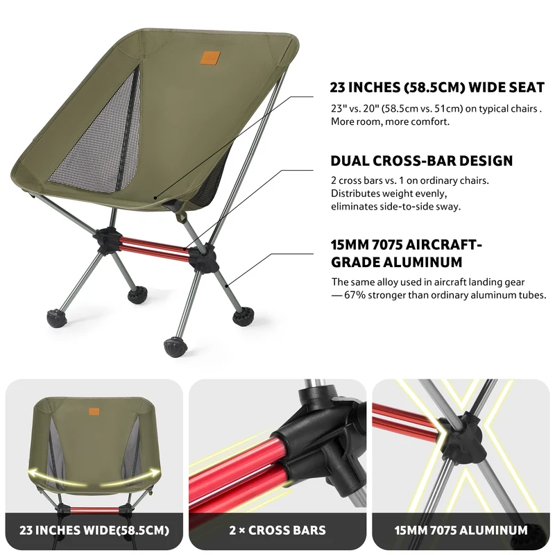 PeakLite™ Ultralight Foldable Camping Chair