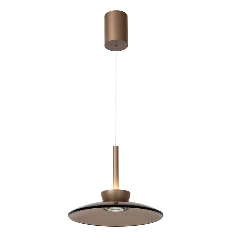 LED-Pendelleuchte Santiago dimmbar CCT Glas Amber