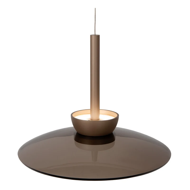 LED-Pendelleuchte Santiago dimmbar CCT Glas Amber