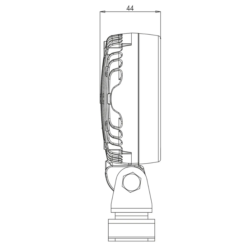 WAS W165 Ovaler LED-Arbeitsscheinwerfer / 2000 Lumen