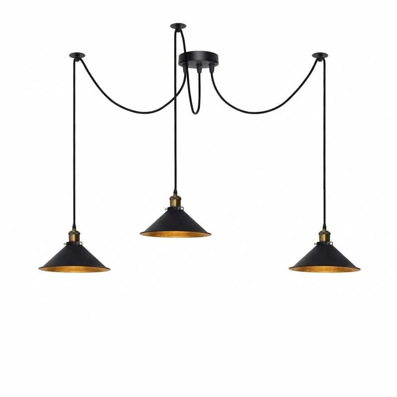 Pendelleuchte Industrial Metall Kegelschirm~3597