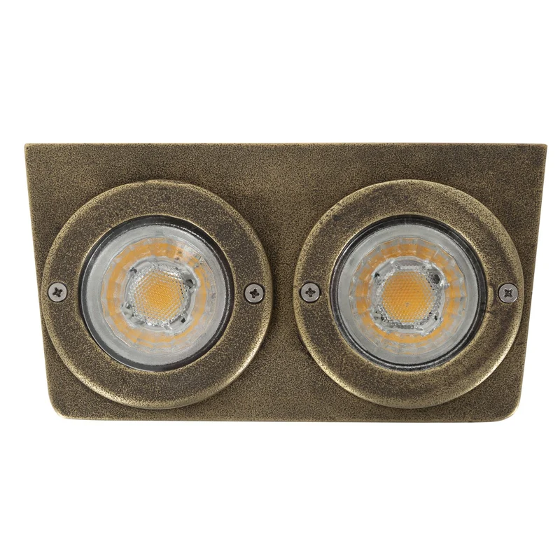 Casa Padrino Jugendstil Hofleuchte 15 x 8 x H. 10 cm - Bronze - Nostalgische Wetterfeste Außenleuchte