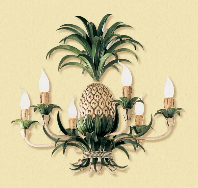 Casa Padrino Barock Kronleuchter Ø 65 x H. 55 cm 6-flammig - Handgefertigte Leuchte aus Italien - Barock Leuchten
