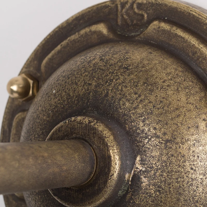 Casa Padrino Jugendstil Außenwandleuchte 22 x 30 x H. 27 cm - Bronze - Nostalgische Wetterfeste Außenleuchte