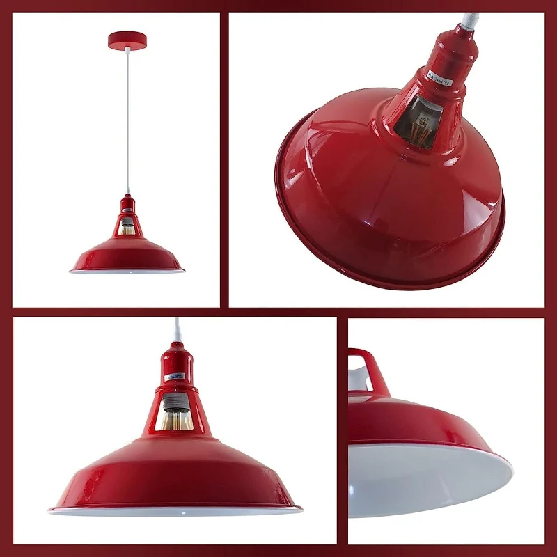 All Seasons Life Industrial Hängeleuchte Metallschirm 30cm ~3586