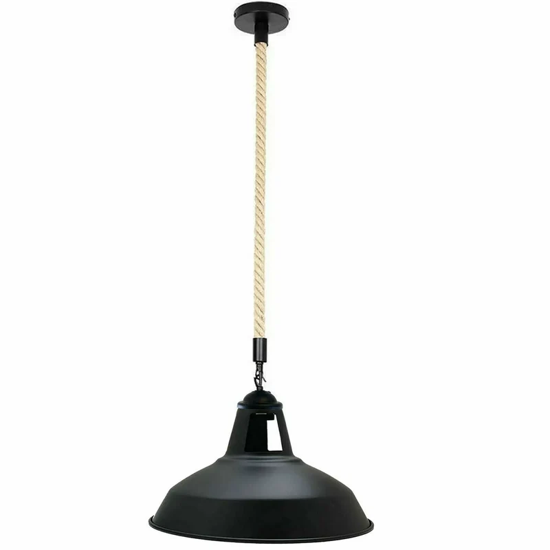 Hanfseil Gastro Hängeleuchten Harbour Lampenschirm Ø 30cm ~3581
