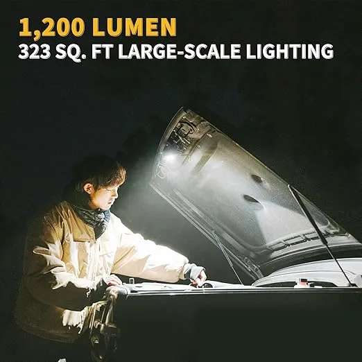 Naturehike LED Work Light 1200 Lumen Rechargeable Waterproof