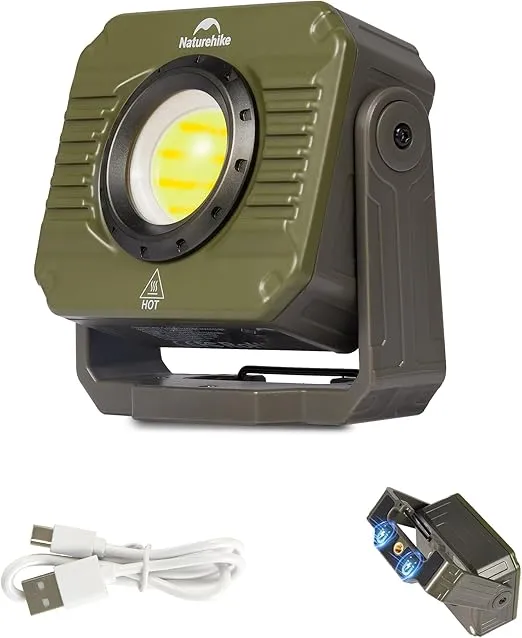 Naturehike LED Work Light 1200 Lumen Rechargeable Waterproof