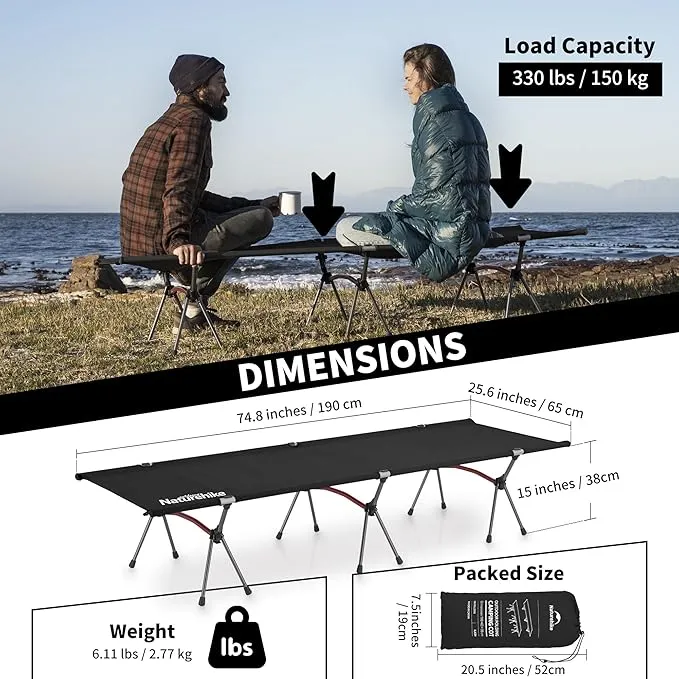 ArmyWild™ XJC04 Folding Camping Cot