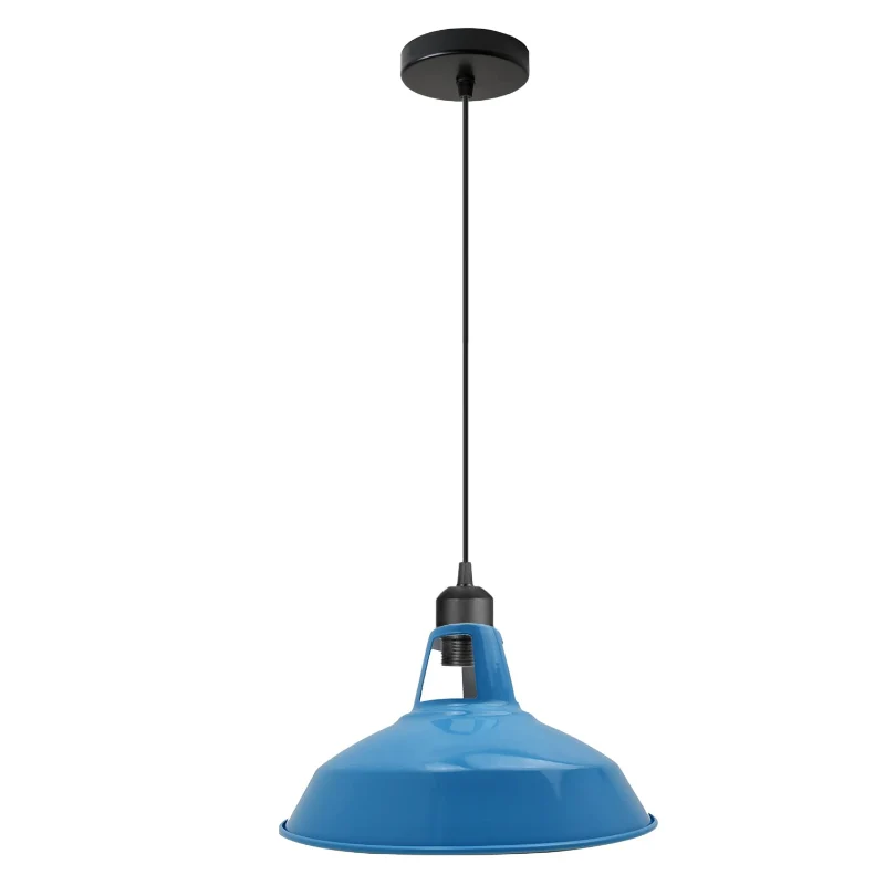 Retro Industrial Pendelleuchte mit 30cm Metall-Schirm ~3567