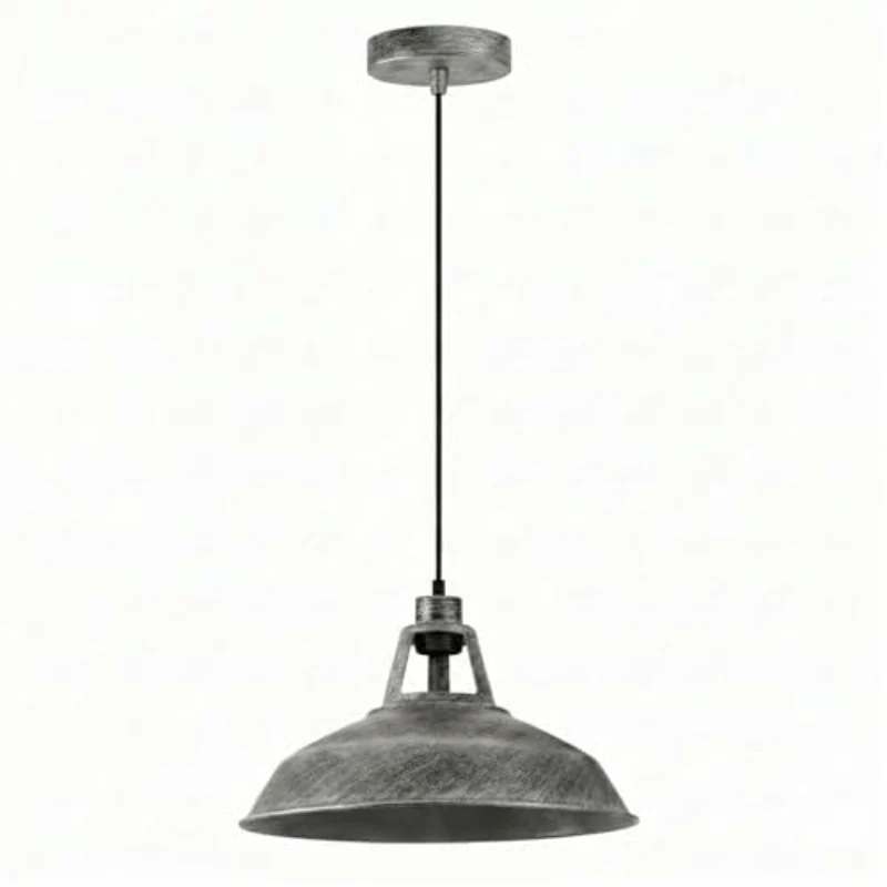 Retro Industrial Pendelleuchte mit 30cm Metall-Schirm ~3567
